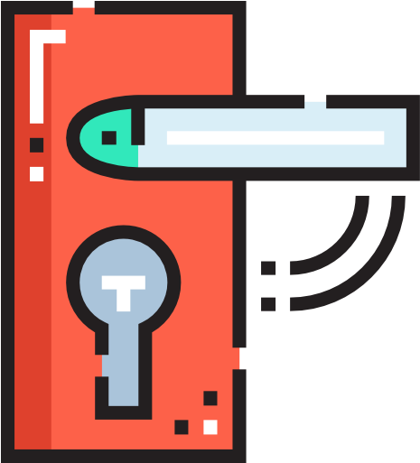 Door Handle Free Icon - Graphic Design (512x512)