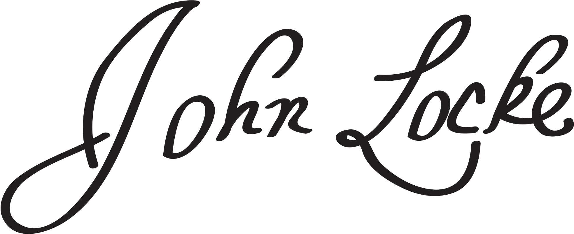 John Locke Signature - John Locke Png (2000x886)