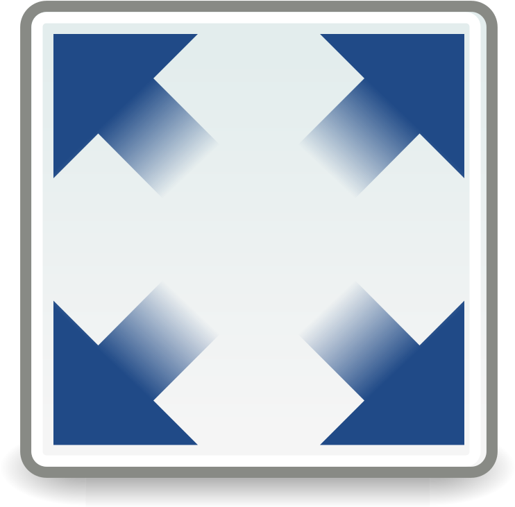 File - View-fullscreen - Svg - Full Screen (768x768)