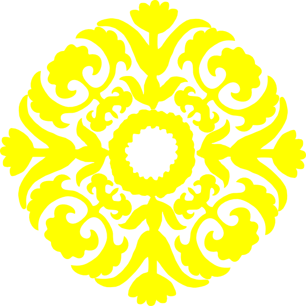 Yellow Circle Design Clip Art At Clker Com Vector Clip - Clip Art (600x600)