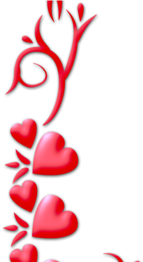 Love Border Design Png (1024x538)