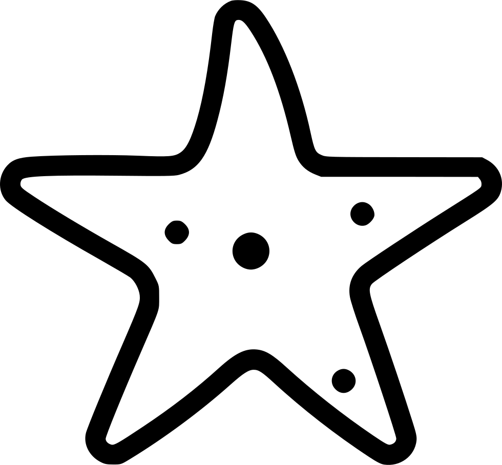 Png File - Starfish Icon (980x908)