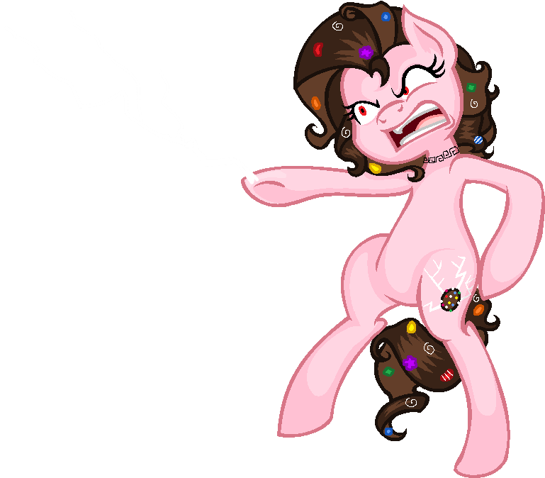 Toasterific, Bipedal, Candy Crush, Earth Pony, Oc, - Cartoon (785x673)