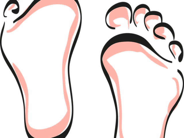 Feet Clipart Sole Foot - Clip Art Sole Of Foot (640x480)