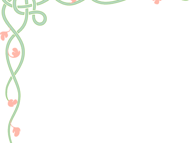 Pink Flower Clipart Vine - Invitation Border Design Png (640x480)