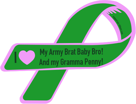 My Army Brat Baby Bro / And My Gramma Penny - Happy Holidays Drive Safely (455x350)
