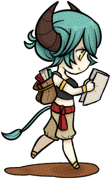 #art#my Art#minotaur#monster Girl#minoan - Cartoon (372x600)