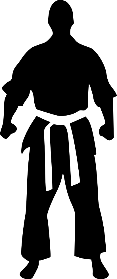 Karate Ready Comments - Karate Icon Png (412x980)