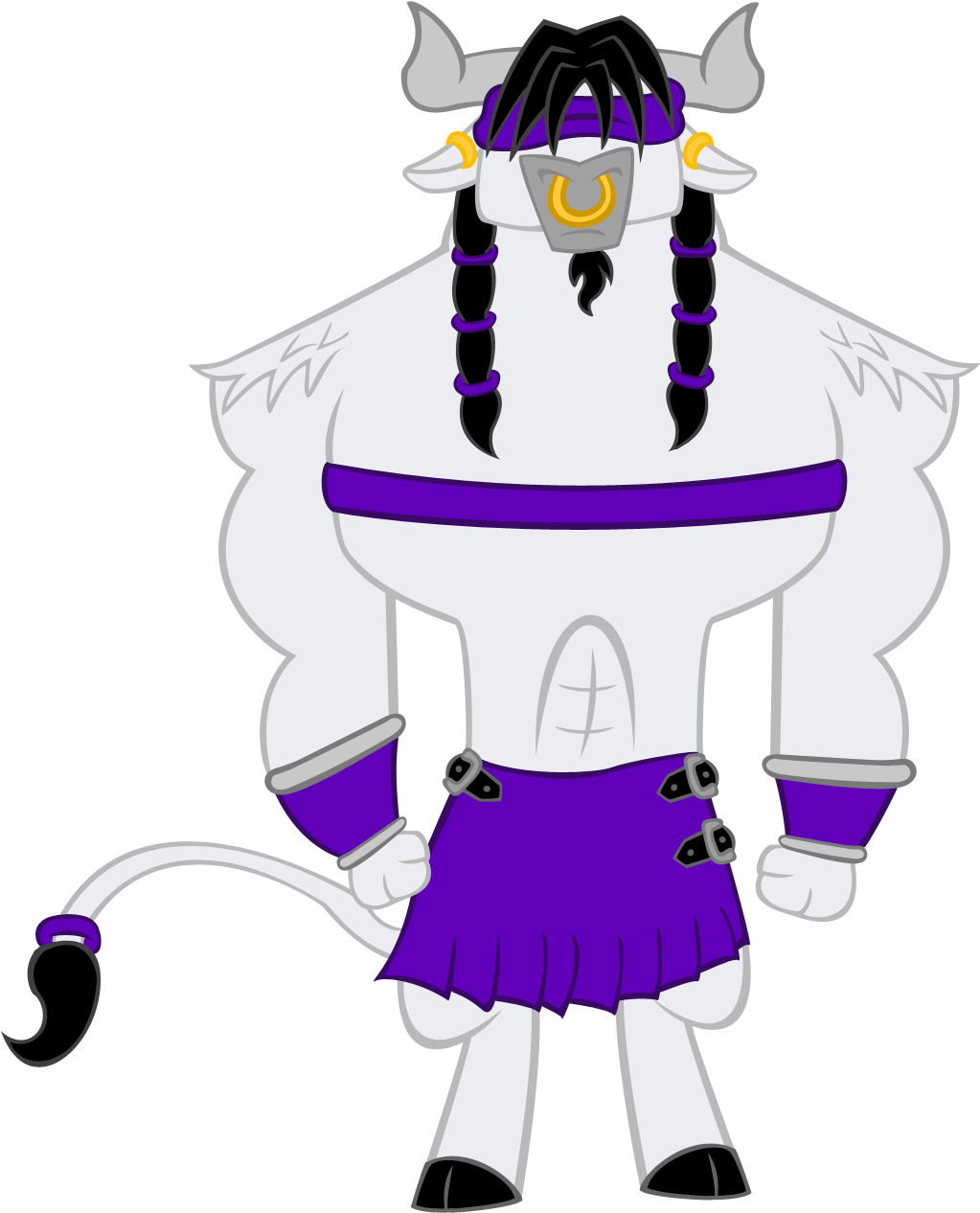 Mlp Styled Brauner - Mlp Minotaur (1100x1361)