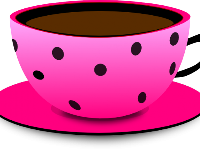 Teacup Clipart Polka Dot - Clip Art (640x480)