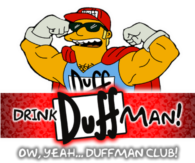 Drink-duffman Deviantart - Duff Man Logo (389x336)