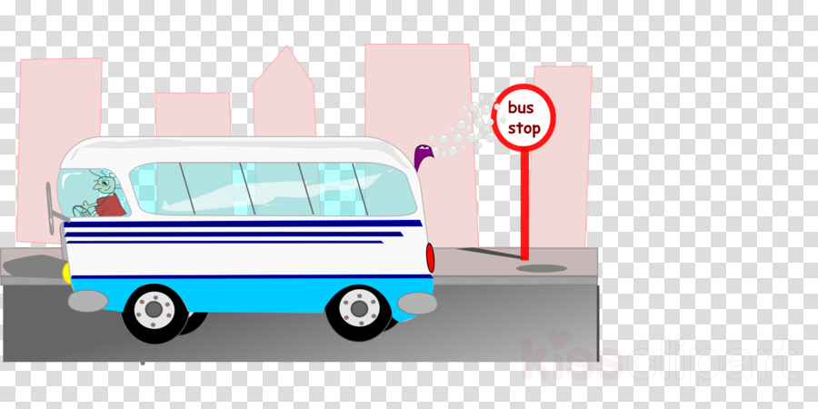 Bus Clipart Bus Stop Clip Art - Red And Black Wolf Logo Png (900x450)