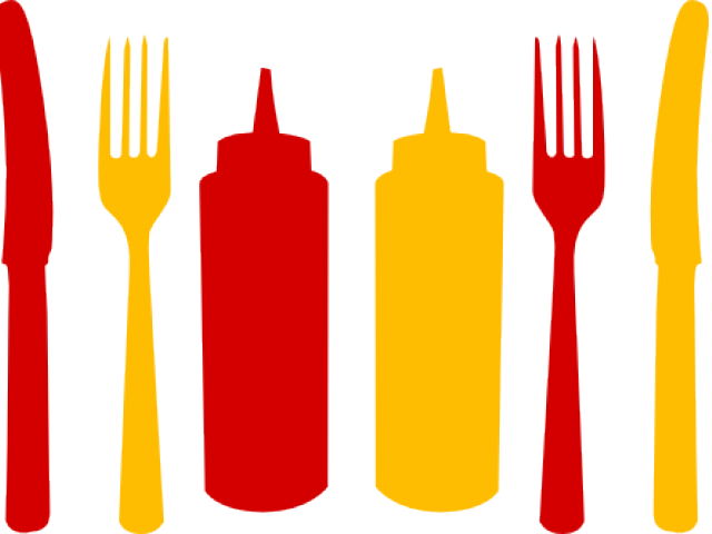 Cutlery Clipart Clip Art - Ketchup (640x480)