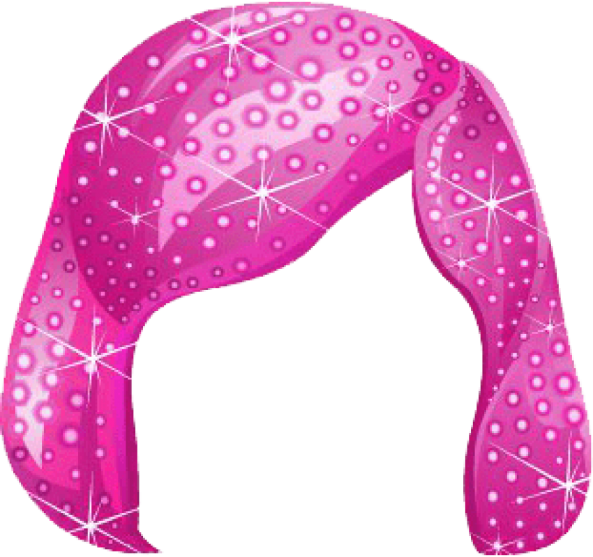Free Png Space Bling Hair Pink Png Images Transparent - Pink Hair Clipart Transparent (850x799)