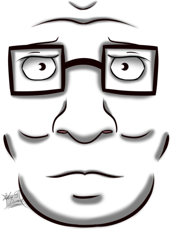 Drawing Hills Anime - Black And White Hank Hill (997x802)