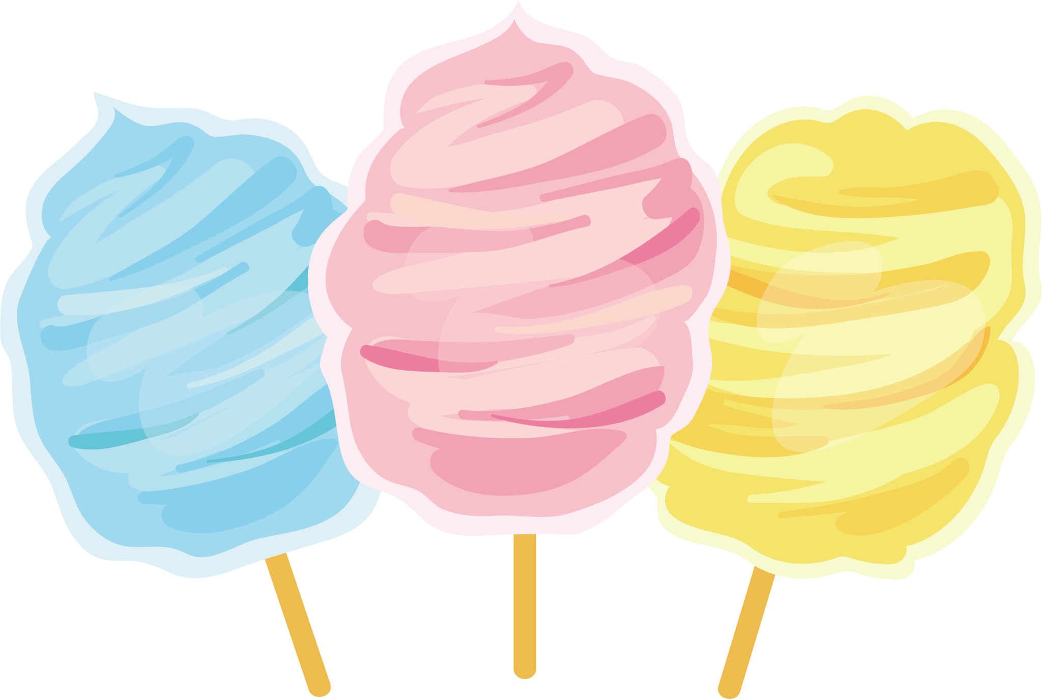 Contact - Cotton Candy Png (2048x1375)