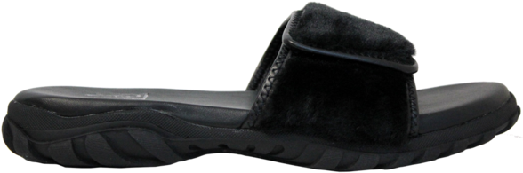 Nile Black Sandals Platforms Transparent Background - Calvin Klein Heren Slippers (600x600)