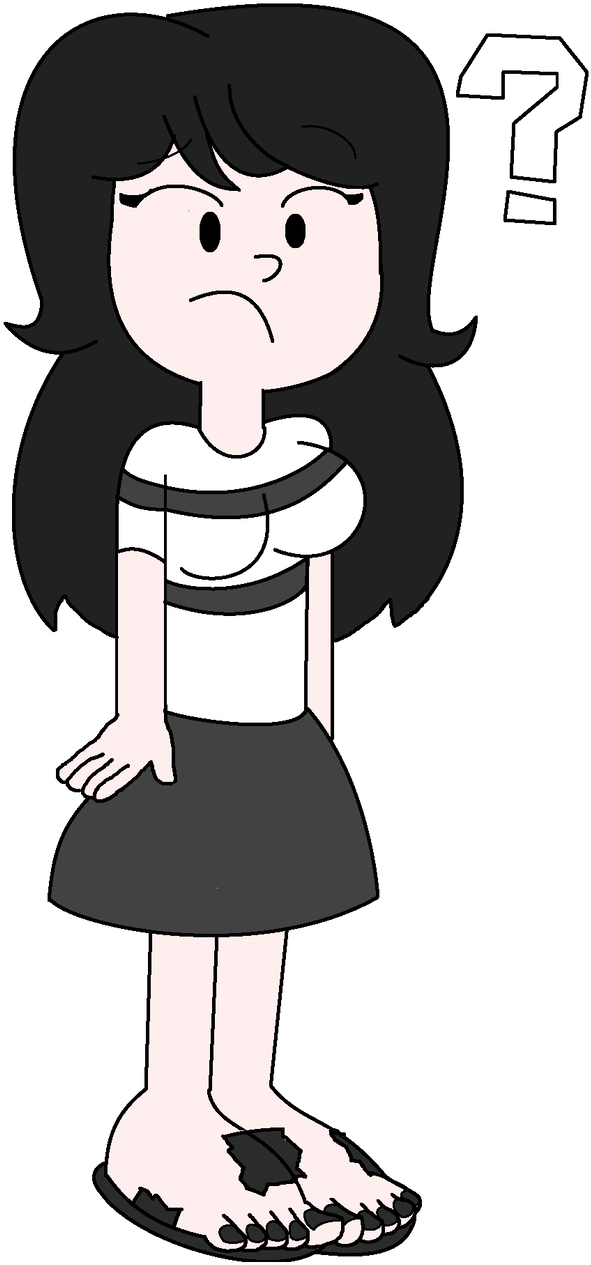 Torn Sandals By Mamaweegieswag - Cartoon (619x1292)
