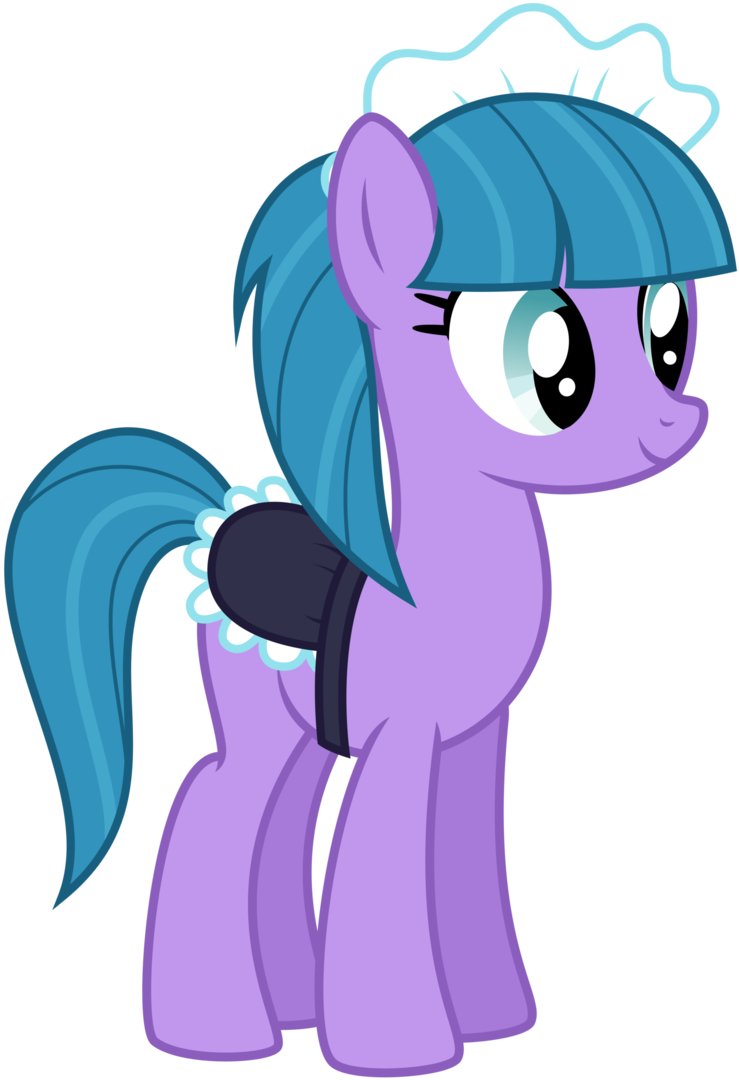 Cute Maid Pony By Thatguy - Mlp Background Pony Vectors (739x1080)