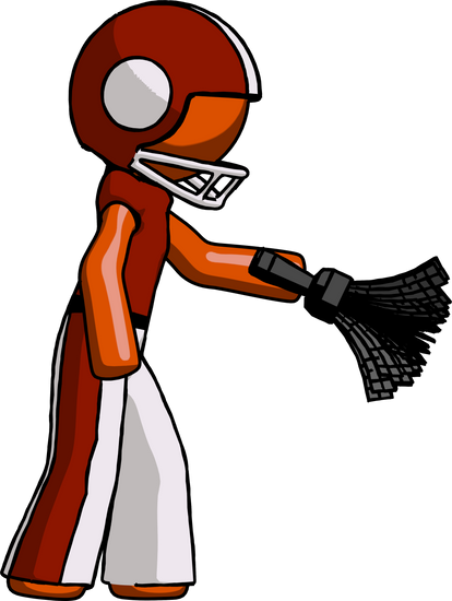 Man With Feather Duster - Man With Feather Duster (414x550)