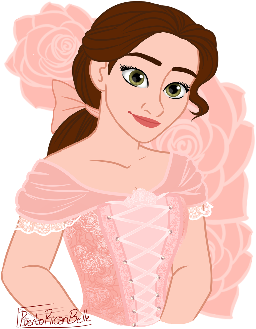 Rose Gold Belle By Puertoricanbelle Rose Gold Belle - Cartoon (1024x1229)