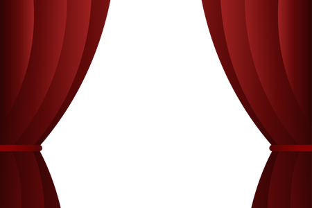 Red Stage Clipart K Pictures Full Hq - Theatre Curtains Transparent (450x300)