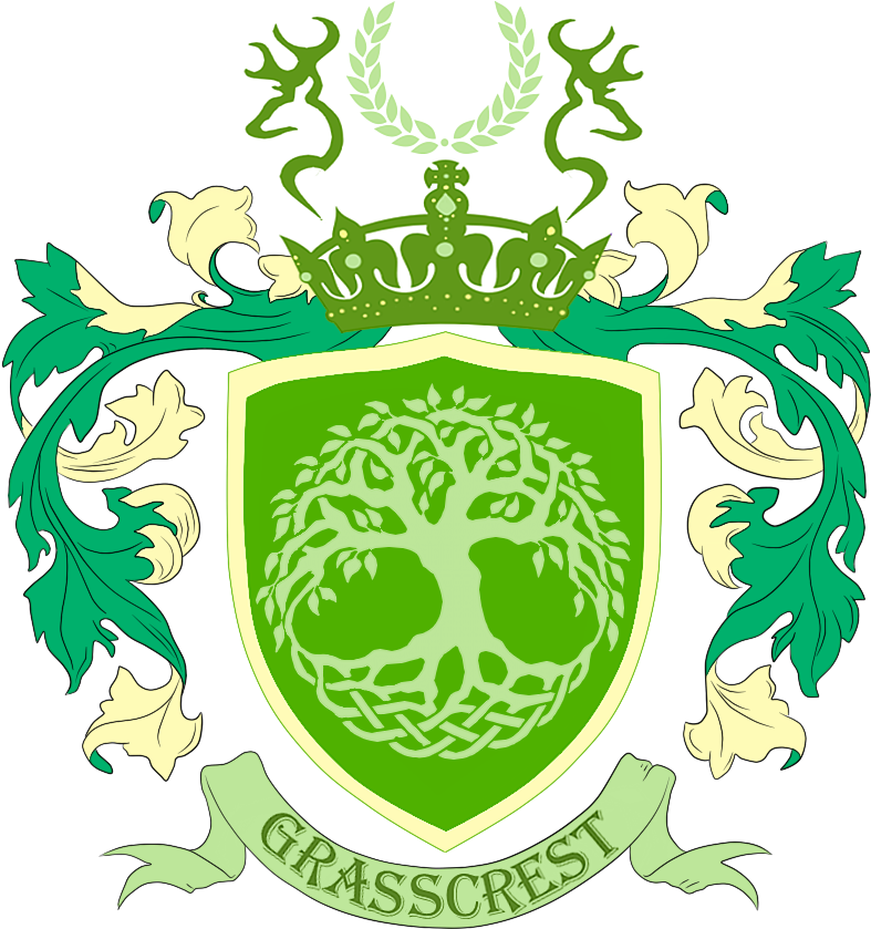 Grasscrest Family Crest By Dreamingmystic - T-shirt (800x850)