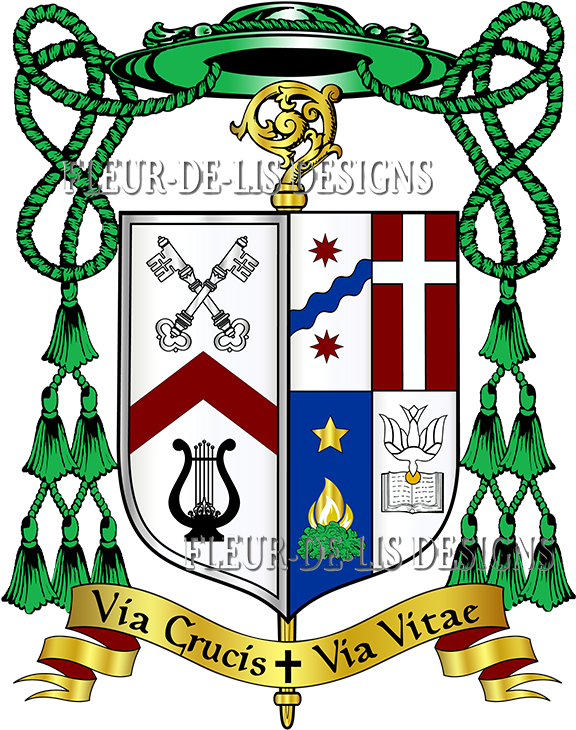 Ecclesiastical And Religious Coats Of Arms And Crests - Crest (600x800)