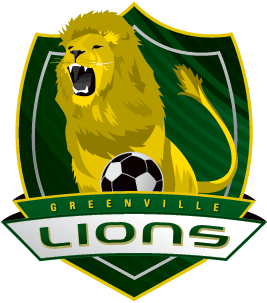Greenville Lions Soccer Logo - Custom Soccer Team Logo (378x378)