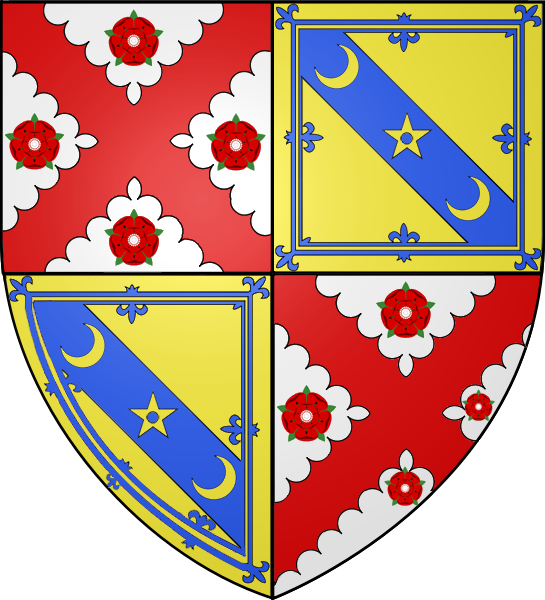Napier Armorial Bearings - Saltire Engrailed (545x600)