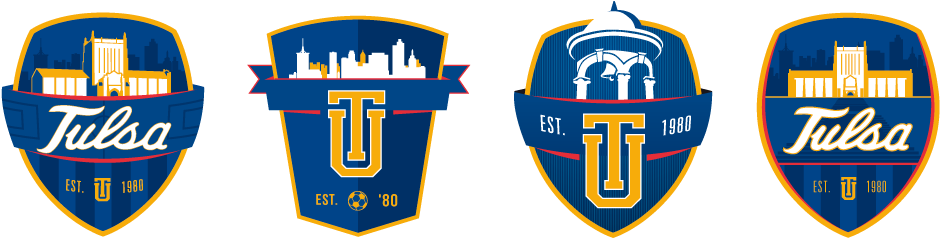 Tulsa University Soccer Crest Concepts - University Of Tulsa Soccer Logo (983x294)