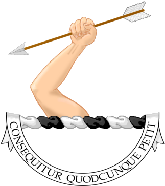 The Family Crest Of Zachary Taylor - Logo (340x379)