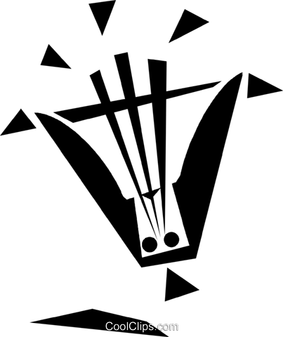 Harps Royalty Free Vector Clip Art Illustration - Harps Royalty Free Vector Clip Art Illustration (403x480)