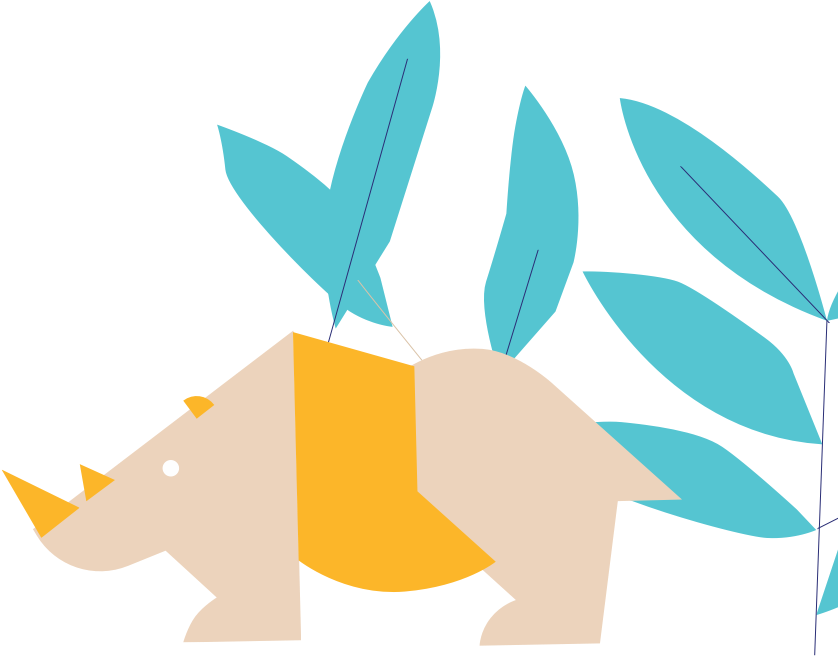 Rhino Illustration - Rhino Illustration (838x656)