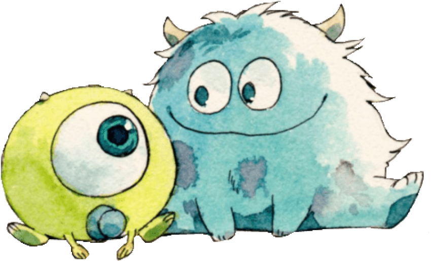 Free Png Download Monster Inc De Bebes Png Images Background - Mike Wazowski Y Solivan (850x516)