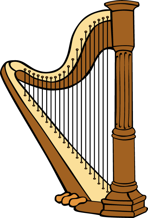 Harp Clip Art (491x723)