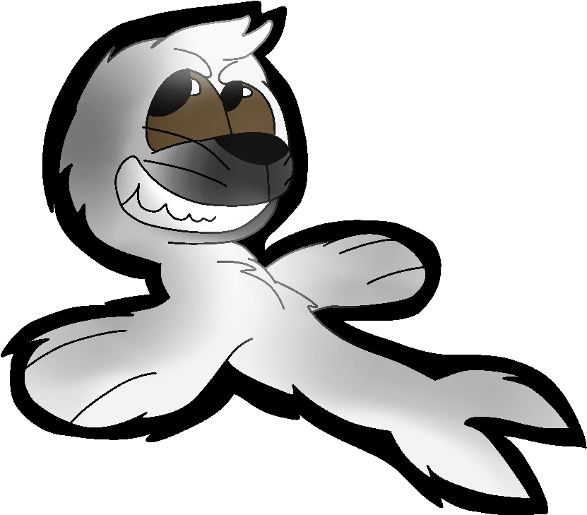 Aj Harp Seal Concept By Dacollieof2017 - Cartoon (845x734)