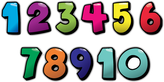 Numbers 1 10 Clipart (595x350)