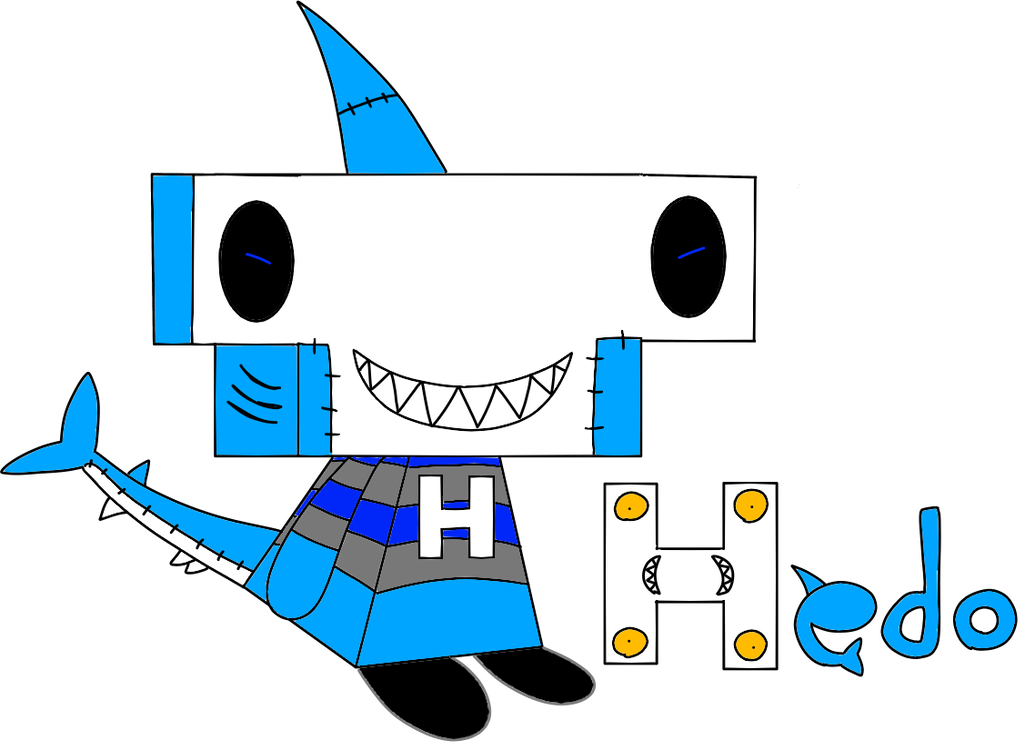 Hedo The Hammerhead Shark By 176396 - Cartoon (1024x750)