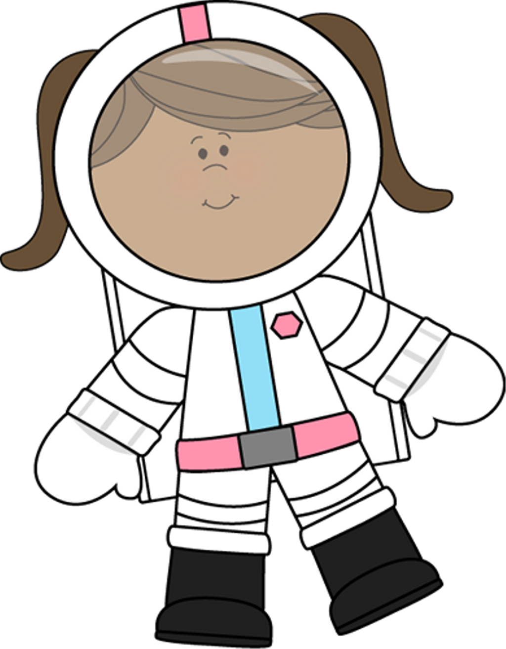 Report Abuse - Cute Astronaut Clipart (1024x1313)