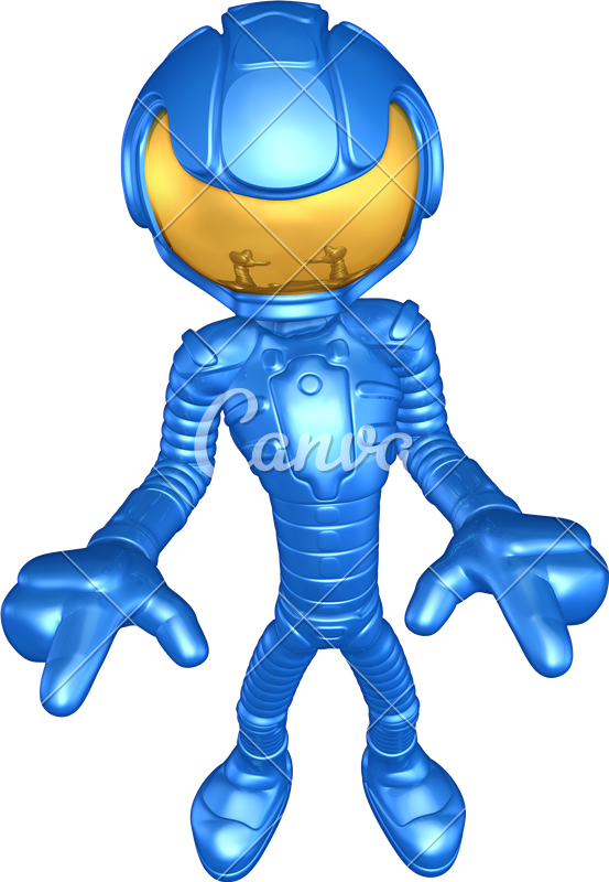 3d Image Of Astronaut Character - Cartoon (553x800)