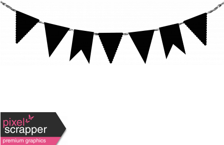 Layered Bunting Template 001 Graphic By Janet Scott - Banner (456x456)