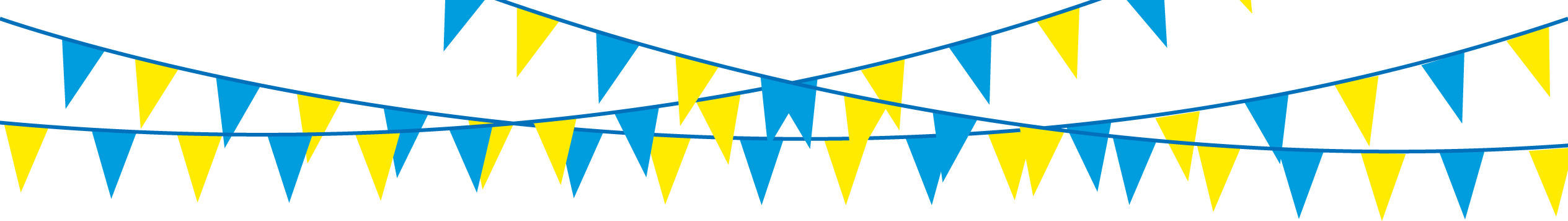 Curved Bunting Line 3 - Curved Bunting Line 3 (2529x356)