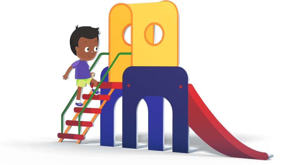 Outdoor Clipart Outdoor Recess - Playground Slide (986x555)