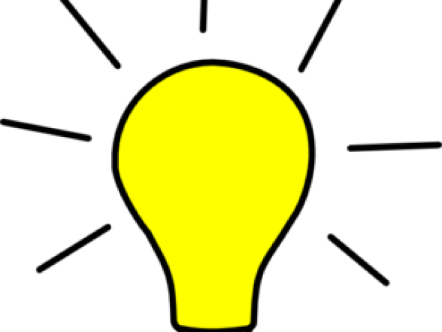 Bright Clipart Lighting Bulb - Bright Clipart Lighting Bulb (640x480)