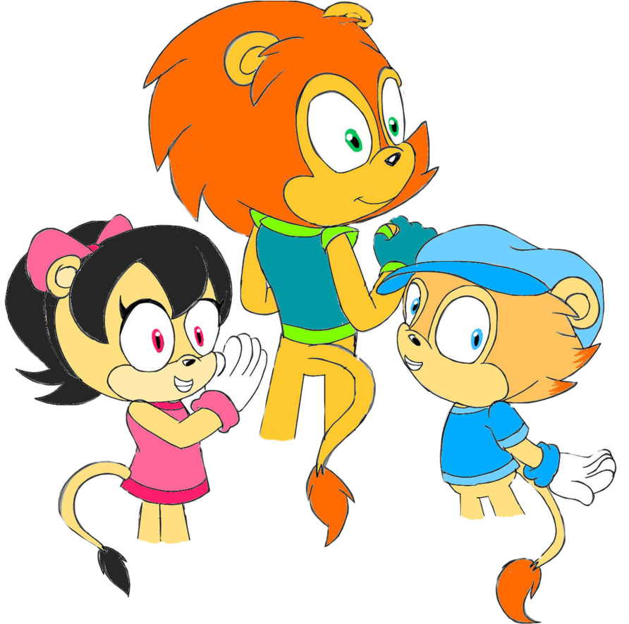 The Lion By Sonicfangirl - Cartoon (904x884)