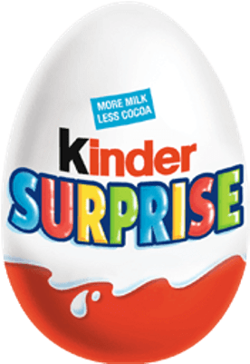 Kinder Surprise Egg Transparent Png Stickpng - Kinder Surprise Png (400x400)