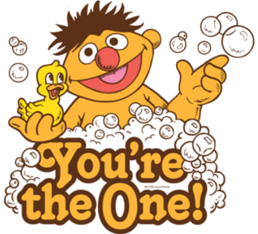 Sesam Street Clipart Ernie Rubber Duckie - Sesame Street Rubber Duck Clipart (640x480)