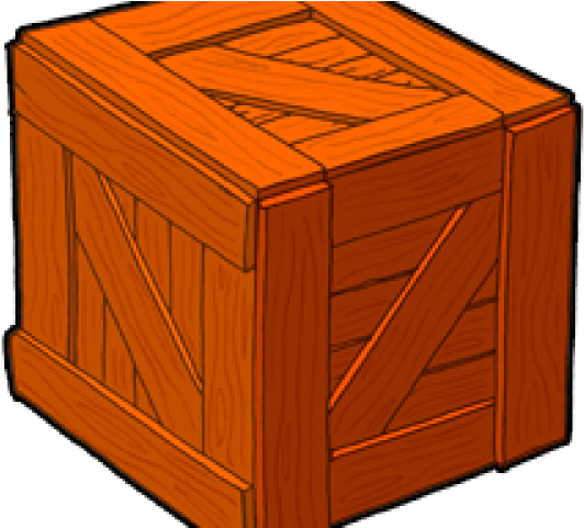 Box Clipart Halloween - Wooden Box Icon (640x480)