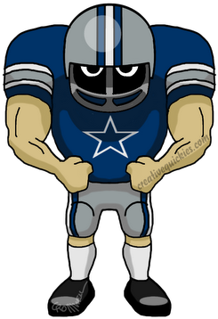 Graphic Free Library Dallas Cowboys Clipart Football - New Orleans Saints Cartoon (320x400)